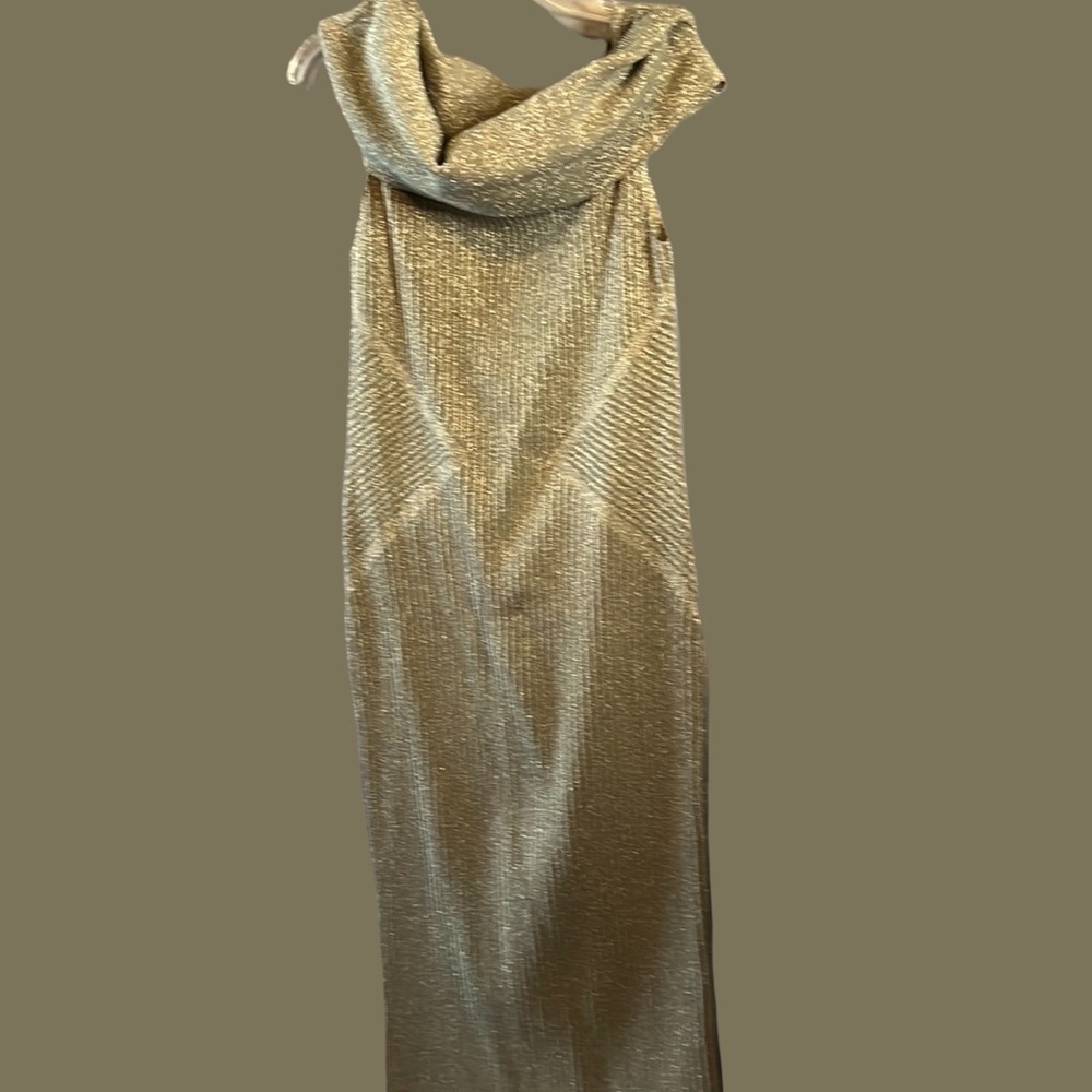 Green and Gold Lame Dresss